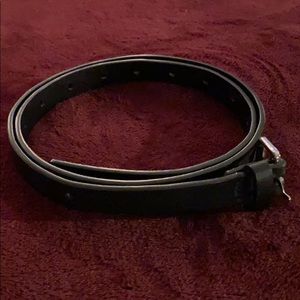 Thin Black Belt